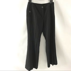 Burberry Dress Casual Pants Size 46 Black Solid